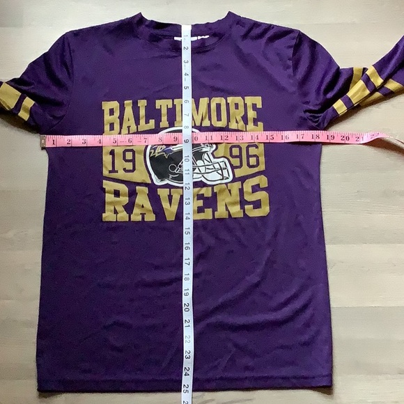 💥 Baltimore Ravens 1996 long sleeve soft Tshirt sz 18/20 - Picture 8 of 8